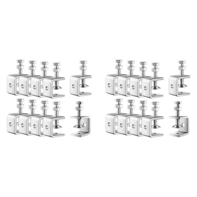 20X C Clamp Mini 1 Inch Heavy Duty Metal U Clamps with Stable Wide Jaw Opening for Mounting Woodworking