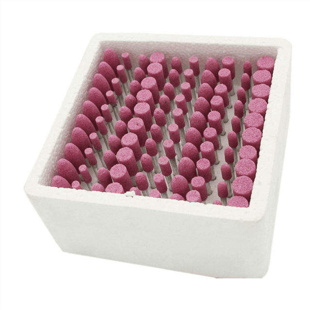 100PCS/Box Abrasive Stone Polishing Grinding Head