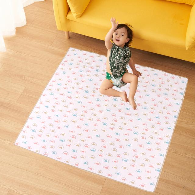 Infant Highchair Floor Mat 110x110cm Waterproof Spill Mat