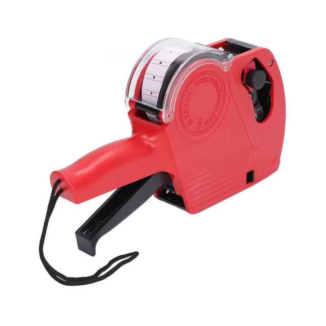 Portable 8-Digit Price Tag Gun MX5500 with Red Cartridge, 23x13.6x4cm