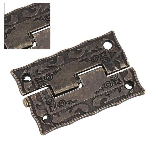 10Pcs 0-270 Antique Bronze Cabinet Jewelry Box Hinges for Wood Furniture