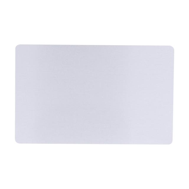 50Pcs Blank Silver Metal Visiting Cards - Solid Light and Rust-Free