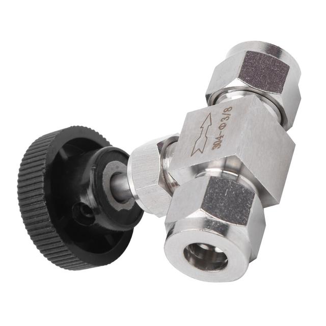 304 Stainless Steel 2-Way High Pressure Needle Valve, Ð¤3/8