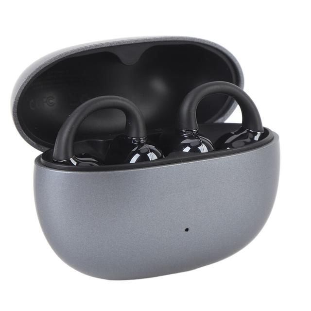 Wireless Clip-On Earbuds Bluetooth 5.4, 12mm Speakers, 500mAh Case