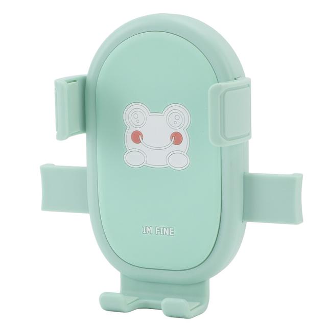 Shock Absorption Cycle Phone Holder for Handlebar, Frog Green