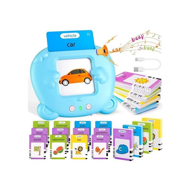 112 French Talking Flash Cards - PIMPIMSKY - Learning Game for Children 2 3 4 5 Years Old Educational Toys Educational Alphabet