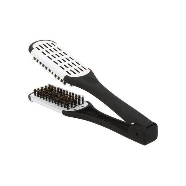 Hair Brush, Hair Straightener Brush Professional Straightening Brush Hairdressing Tool Double-sided Brush Hair Straightening, Straightening
