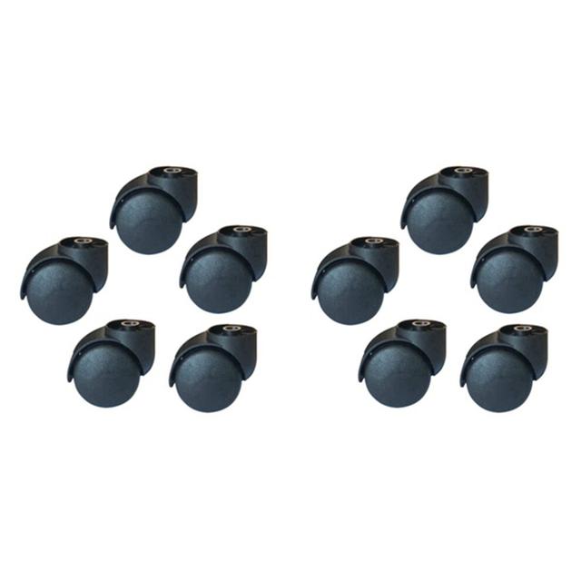 2 Inch Office Chair Casters, Replacement Swivel Wheels, Heavy Duty Casters for Furniture,10PCS