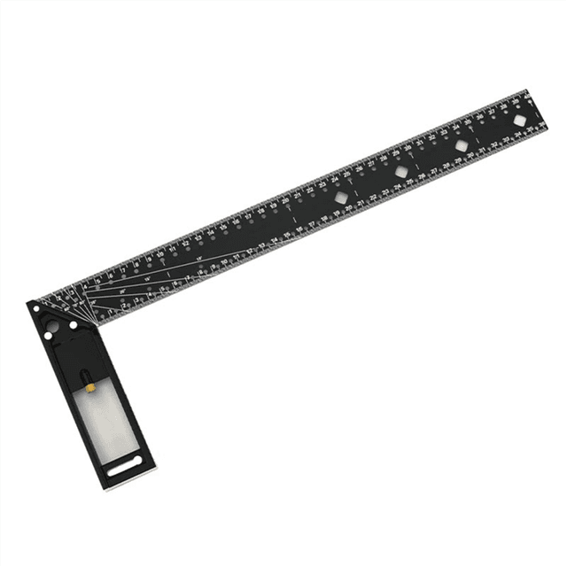 45 /90  Multifunctional Right Angle Ruler Carpentry High Precision Industrial Grade Position Marking