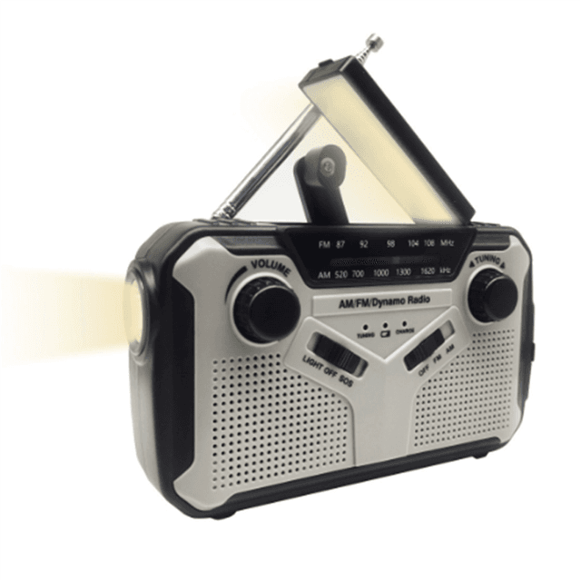 Emergency Radio Solar Hand Crank AM/FM LED Flashli