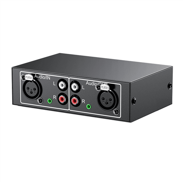 Audio Isolator Current Noise Eliminator Dual Lotus XLR Port