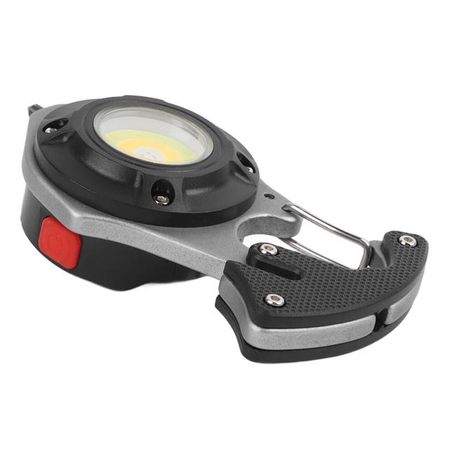 Mini COB LED Keychain Flashlight, 9x5x3cm, 500mAh Built-in Battery