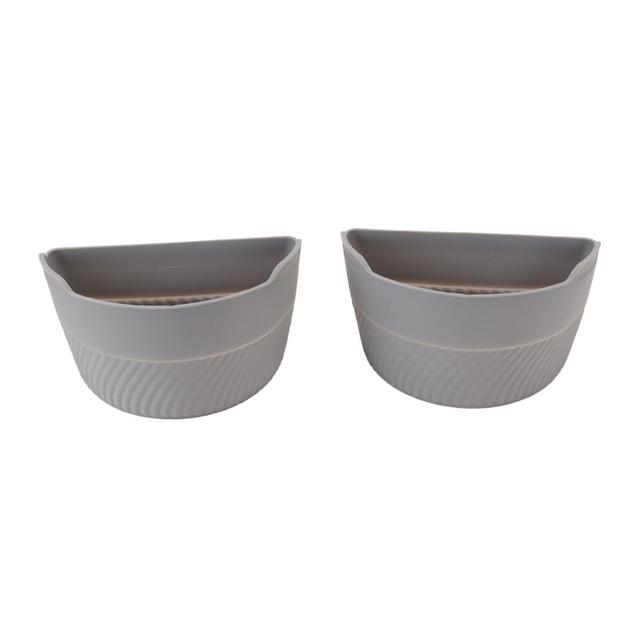 Effortless Cleaning 6 Qt Grey Silicone Slow Cooker Divider