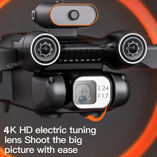 RC Drone with 4K Dual Camera, Obstacle Avoidance, 8min Flight