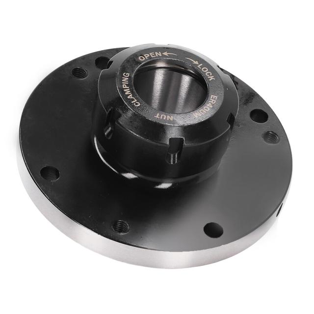 125mm Carbon Steel Collet Chuck 7 Holes for CNC Milling & Engraving