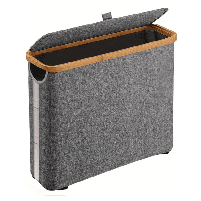 Toilet Paper Bin, Bin for Bathroom Storage with Lid, Organizer Basket,C