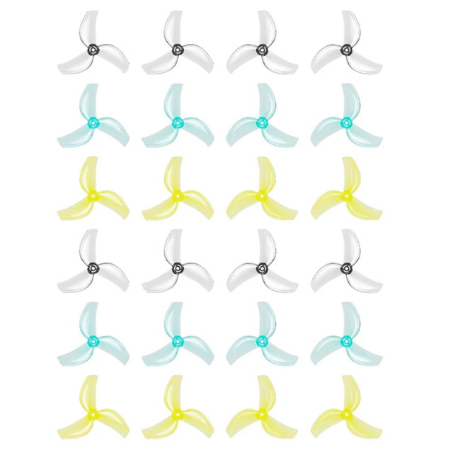 12Pairs 1611 3-Blades PC Propeller 12CW+12CCW for RC Pavo Femto Brushless BWhoop FPV Racing Quadcopter D