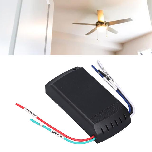 Ceiling Fan Remote Control 10m Range 3 Speeds Timer ABS
