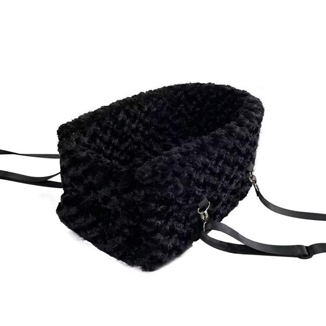 Center Console Dog Car Seat Booster with Safety Strap 14LBS Gray/Black