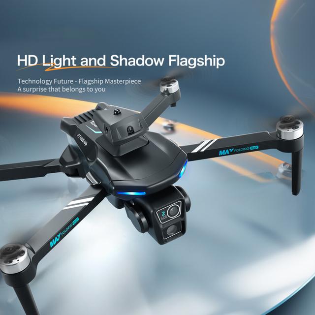 Remote Control Drone 6K Dual Camera, Foldable 18Min Flight, Obstacle Avoidance