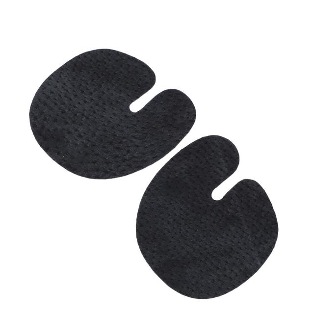 Anti-Slip Adhesive Leather Metatarsal Pad for Sandals - Black