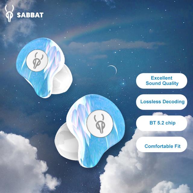 SABBAT X12Ultra Wireless Earbuds 30h Battery BT 5.2 Noise Cancelling