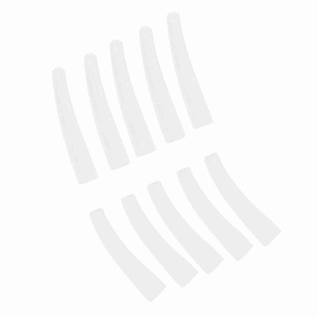 10pcs Anti-Dust Silicone Covers for Elbow Eyelash Tweezers - Non-Slip