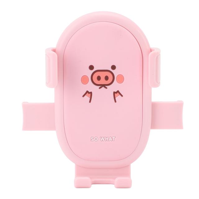 Cartoon Pink Motorcycle Phone Holder for 4.7-7.1 Inch Scooters