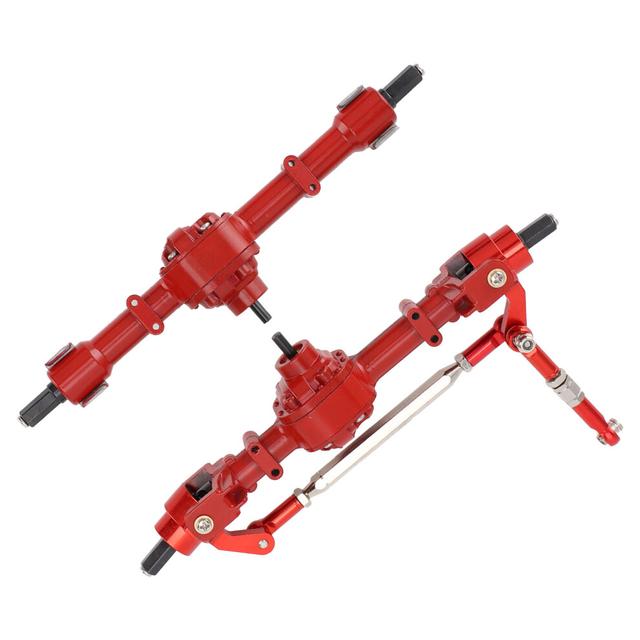 Metal Gear Axle Set for D90 D96 MN96 FJ45 1/12 RC Car Red