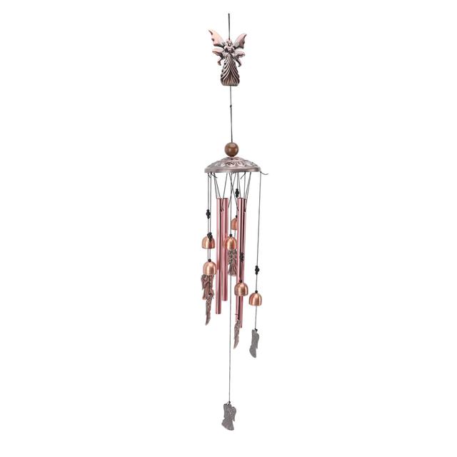 Vintage Iron & Wood Outdoor Wind Chime, 11.2x95cm Garden Decor
