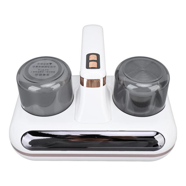 Handheld Bed Vacuum Cleaner with UV & Ultrasound, 1800mAh, 24x23x12.5cm