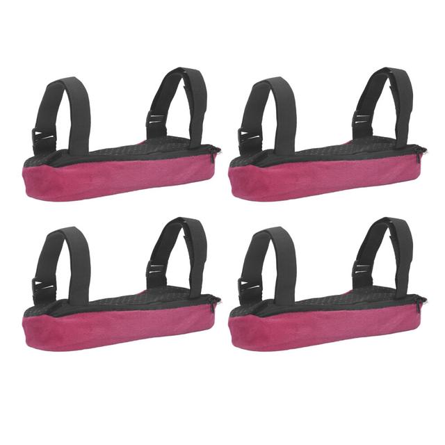 4pcs Soft Chair Armrest Pads 23x8x3cm Foam Cushion for Office & Gaming