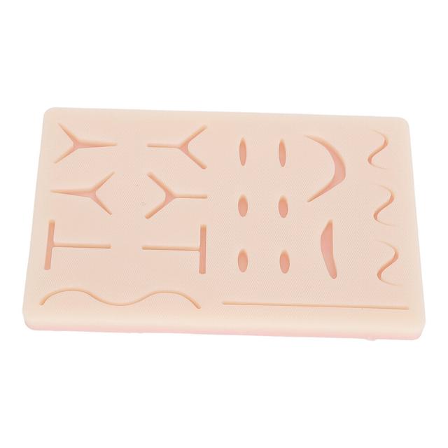 Compact Silicone Suture Pad 19 Pre-Cut Wounds - Ideal for Medical Students