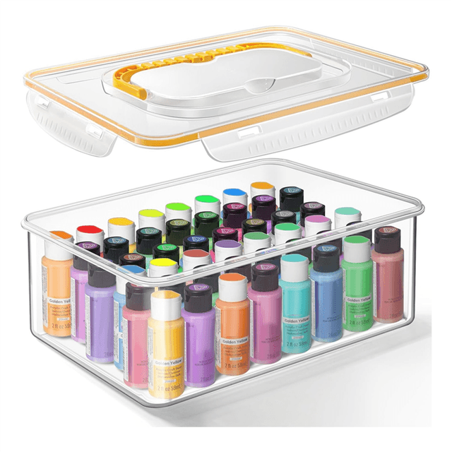 Acrylic Paint Storage Box for 2 Fl. Oz Paints, 48