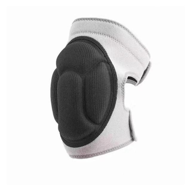 Knee Pads Sport Thickened Sponge Non-Slip Knee Protector For Dance Skiing Riding, 1 Piece, Grey, Size L