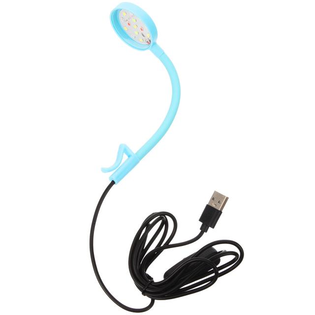 Fish Tank Led Light Usb Powered Sky-Blue Plastic 1pack