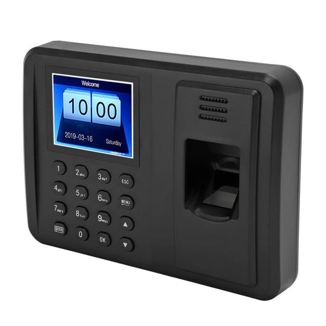 Fingerprint Time Attendance Machine 2.8" Color Screen, 1000 Users