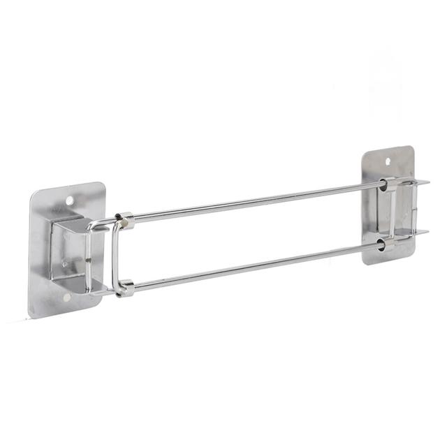 Stainless Steel Adjustable 195-345mm RV Corner Shower Storage Rack