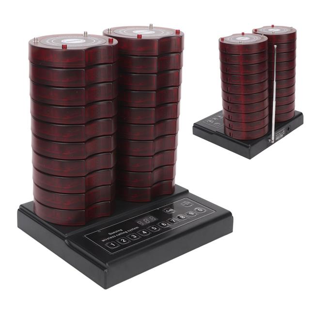 Efficient 20-Call Wireless Paging System for Restaurants and Clinics