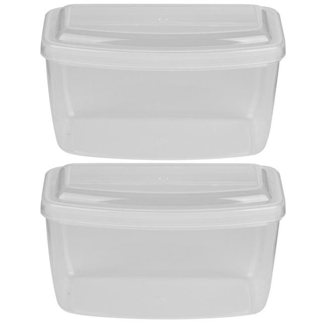 2Pcs PP Plastic Storage Box Swimming Glasses Box