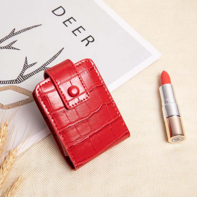Stylish 9.5*7*3cm Lipstick Case with Mirror for Purse & Handbag Use