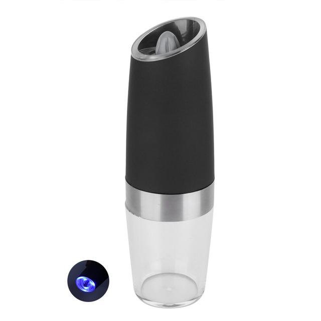 Electric Induction Pepper Mill 180g Adjustable Salt & Pepper Grinder