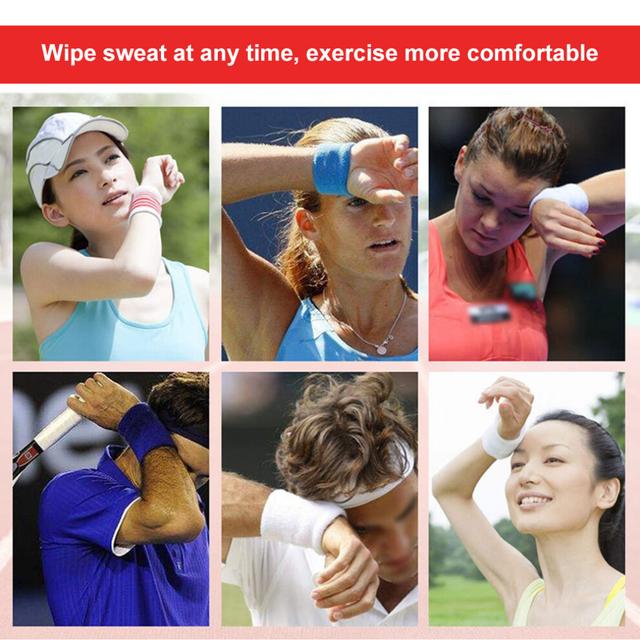 High Elasticity Wristbands for Football & Tennis - 2Pcs Pack