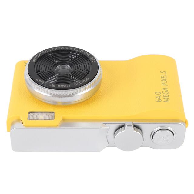 4K 64MP Portable Digital Camera with 16x Zoom 2.4" IPS Screen