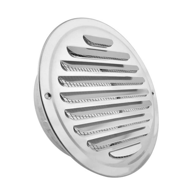 Stainless Steel Air Vents, Louvered Grille Cover Vent Hood