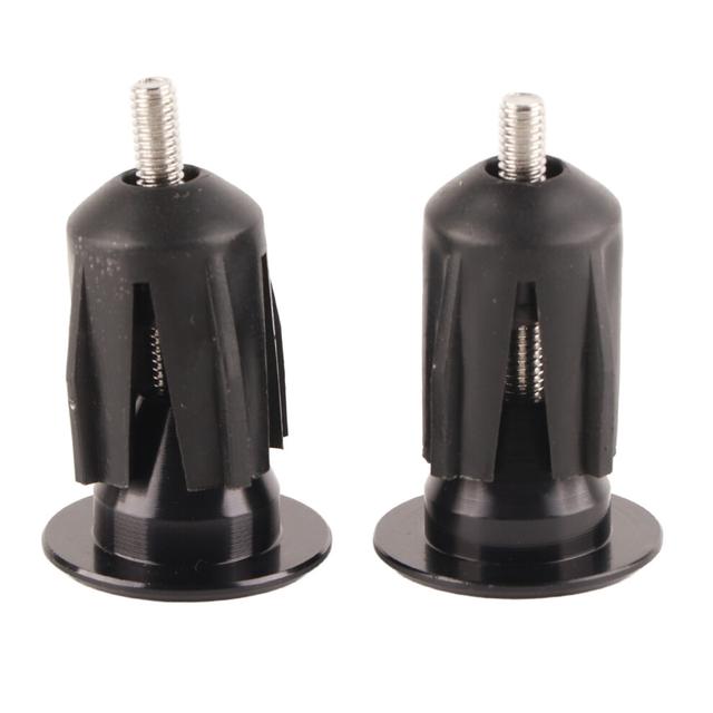 1 Pair Bike Bicycle Aluminum Handlebar Grips Cap