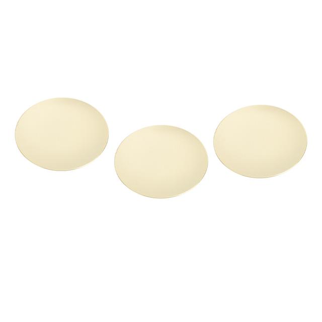 Vintage Iron Plate 3pcs Candle Holders Metal Decor Set for Home Accent