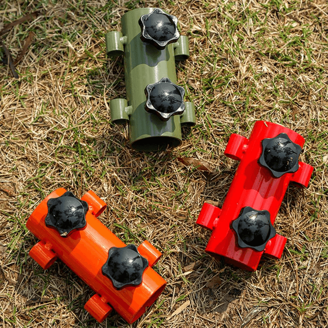 2-Piece Set of Awning Pole Fixed Tube Windproof Adjustable Outdoor Cam