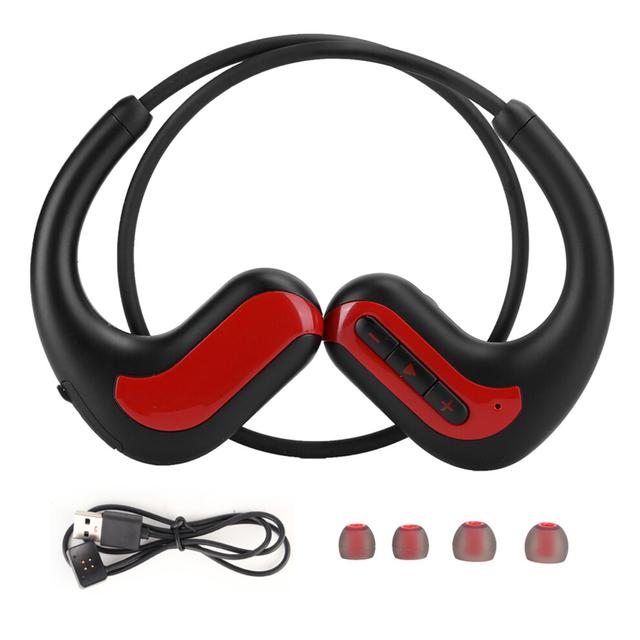 IPX8 Waterproof Sports Headphone Swimming Rear