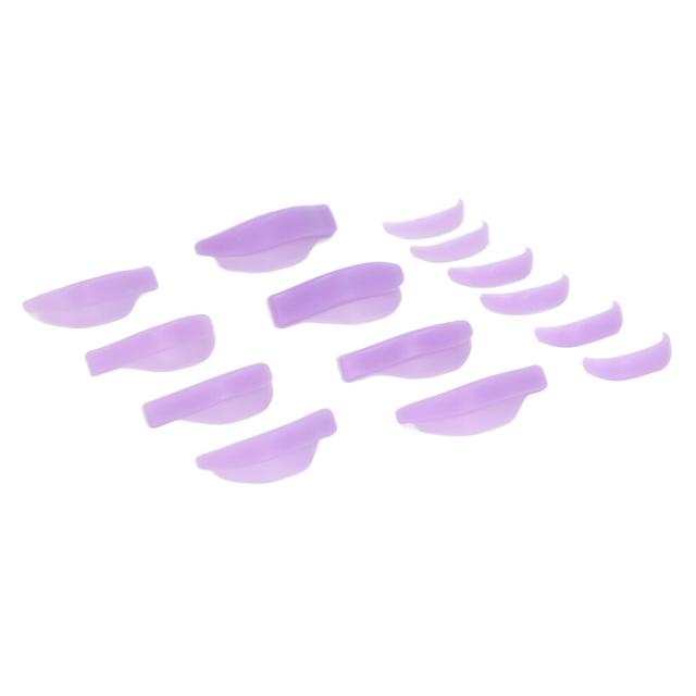 7 Pairs Silicone Eyelash Perming Curler Different